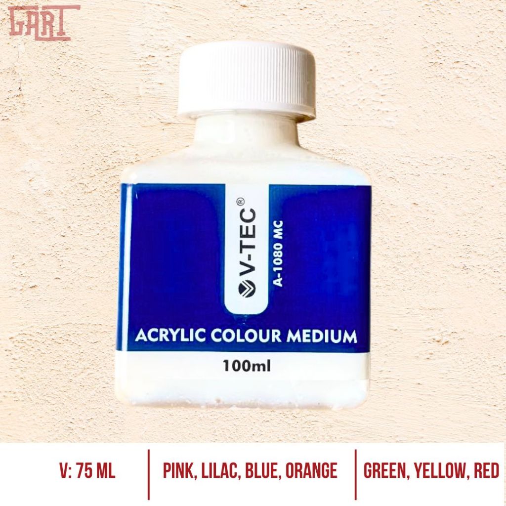 

VARNISH CAT AKRILIK ( V-TEC ) - Acrylic Color Medium - Varnish Coating Transparan - Varnish Lukisan dan Clay - Acrylic Medium