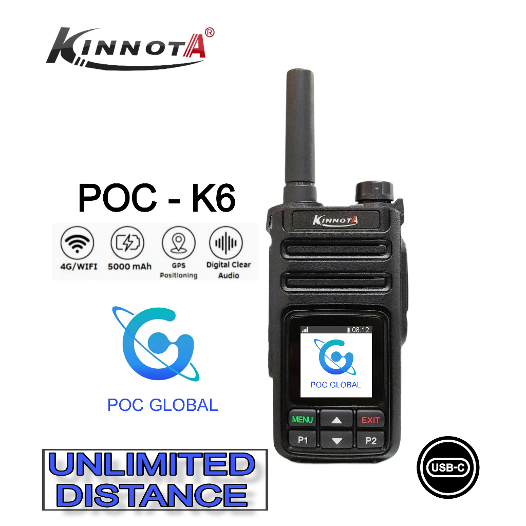 HT Kinnota POC-K6 4G Zello PoC Global