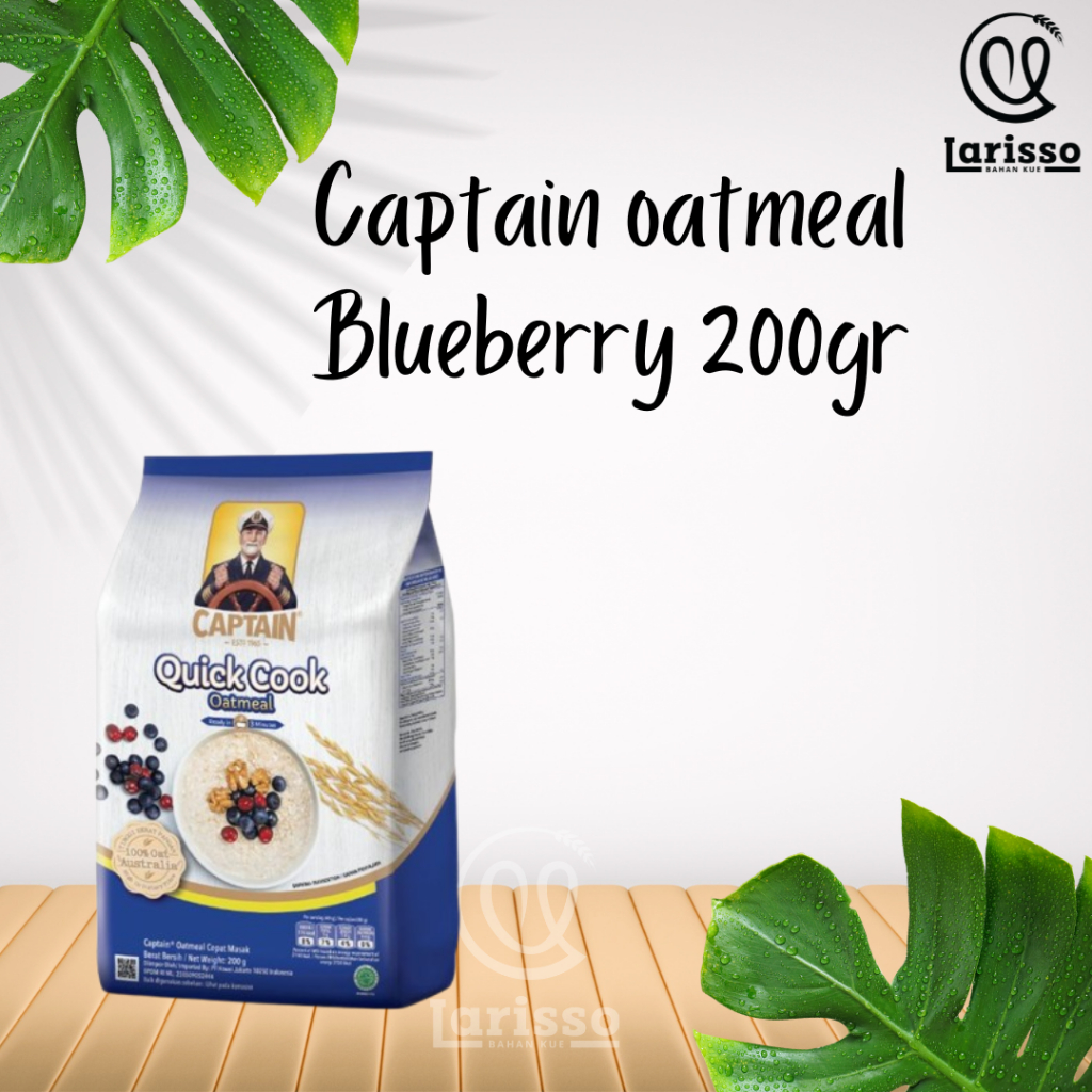 

CAPTAIN OATMEAL BLUEBERRY 200GR