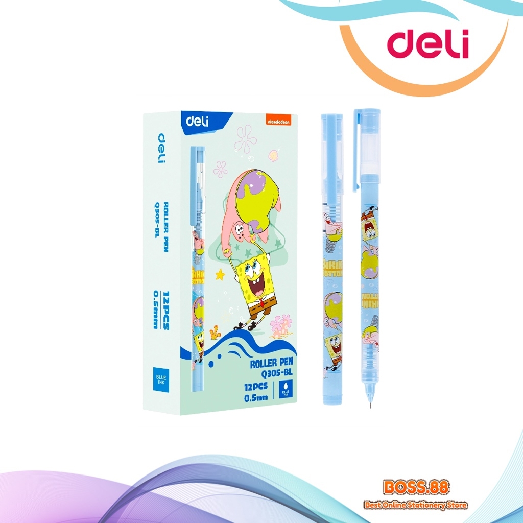 

ROLLER PEN DELI Q-305 BL SPONGEBOB (1 PCS)