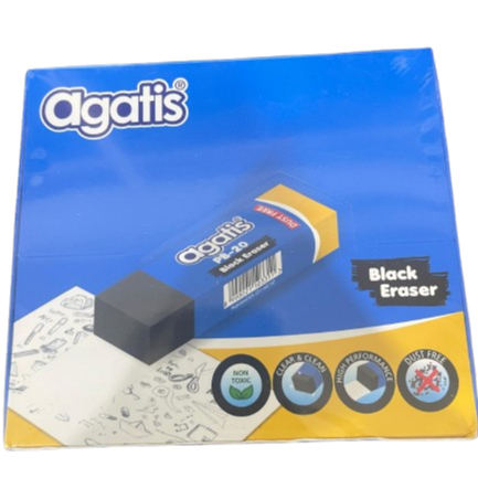 

TBMO (PACK) AGATIS ERASER ECO BLACK PB-20 ISI 20 - E-PB-2001