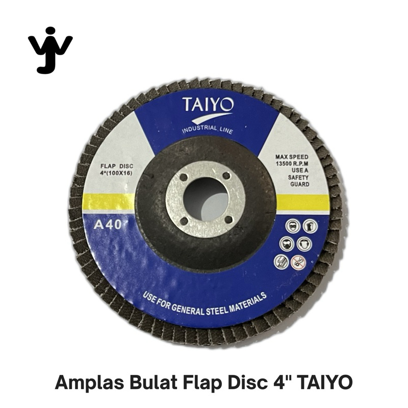 Amplas Bulat Flap Disc 4" TAIYO Amplas Susun 4 Inch