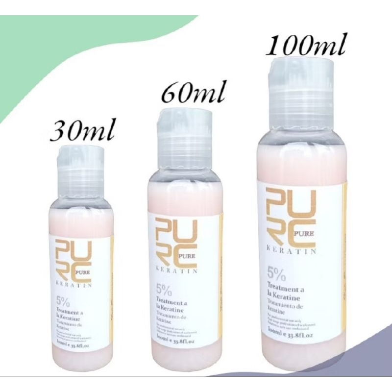 Purc KERATIN 5% Hair Smoothing Treatment 100ML