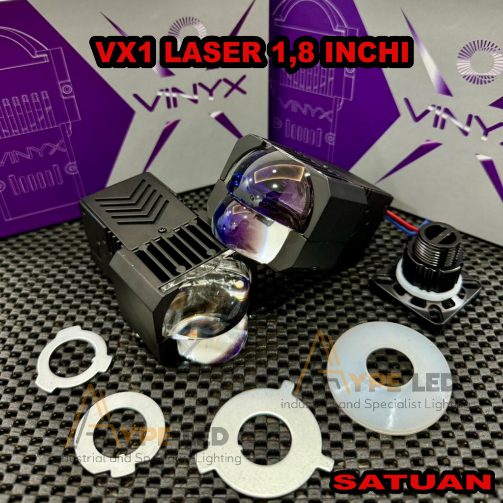 Biled Mini Matrix VX1 1.8 inch Laser Lens Bluelens 60 Watt VINYX Original