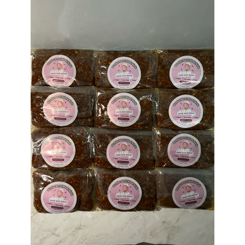

Sambel Pecel atau Bumbu Pecel Instant Mbak Niek 100gr