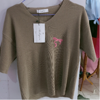 BLOUSE RAJUT IMPORT BANGKOK TOPPING