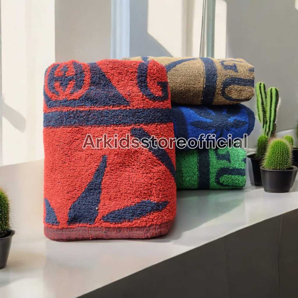 Handuk Gucci Jumbo 80x150 | Handuk Mandi Gucci SAKURA / handuk mandi dewasa / handuk dewasa / handuk
