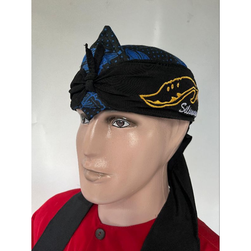 iket Sunda totopong udeng bendo Border harimau atas kain baduy