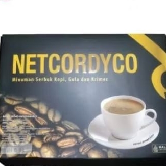 

[KEMASAN BARU] coffee netcordyco kordiko kopi Original 1 box isi 10 sachet @250gr free kopi djinggo