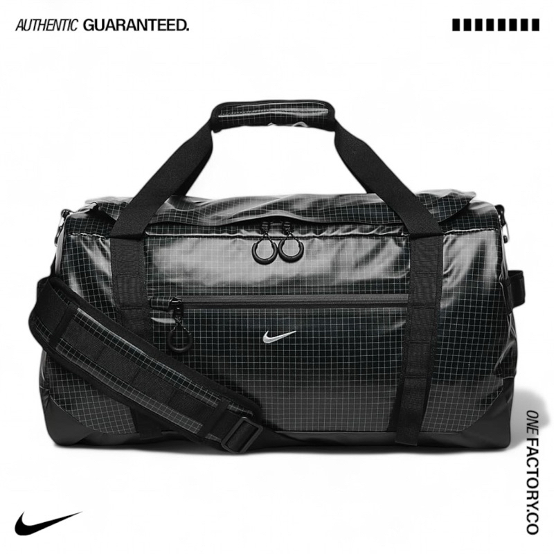Nike Hike Duffel Bag 50L Black / Light Smoke Grey 100%Original Resmi Store