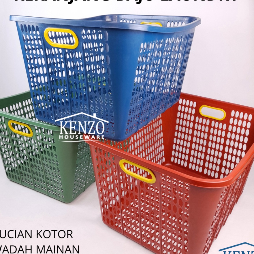 FG2 Keranjang Baju  Pakaian Laundry Plastik Tinggi Kuat