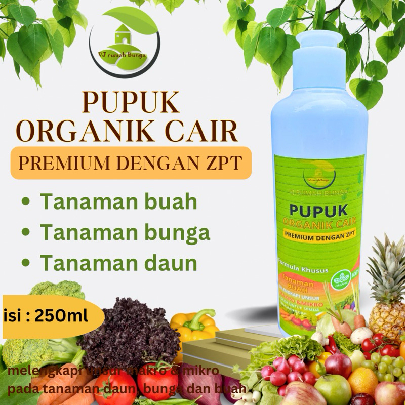 Pupuk Organik Cair Buah dengan zpt