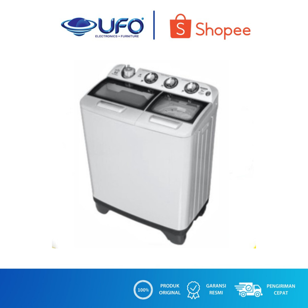 SANKEN MESIN CUCI 2 TABUNG HIJAB SERIES 11 KG TW1128HGY