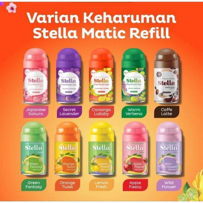 KF7 Stella Matic Spray REFILL Air Freshener 146 gr  225 ml