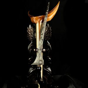 Keris Tilam Upih Pamor Udan Mas Ori Tangguh Mojopahit Abad XIII Kuno