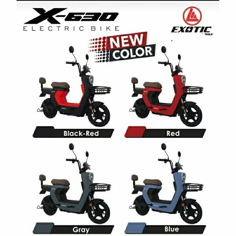 TERBARU SEPEDA LISTRIK EXOTIC X-630