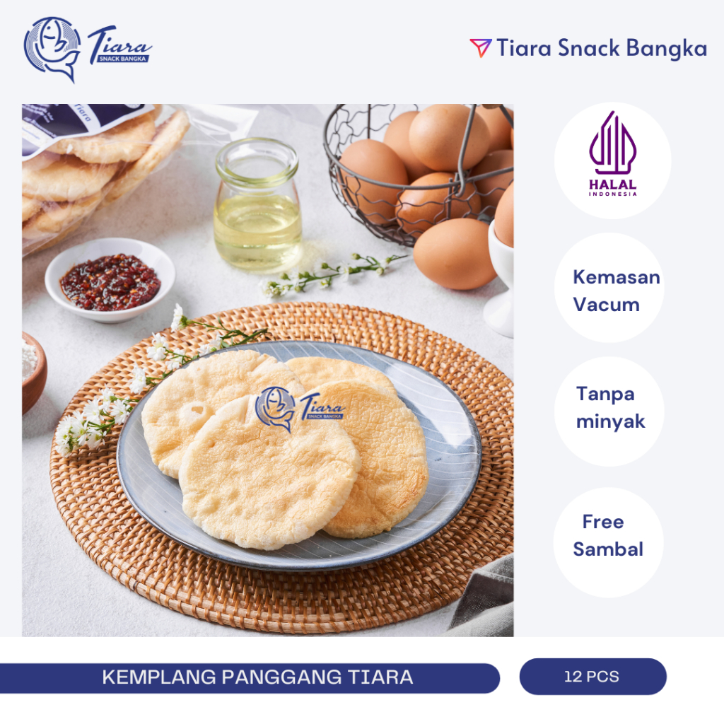 

Kerupuk Kemplang Panggang Super Tiara Asli Bangka by Tiara Snack Bangka/Snack/Kerupuk Bangka