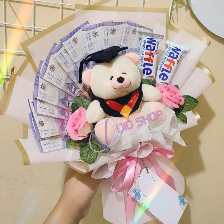 

Buket Wisuda | Graduation | Buket Coklat | hadiah | gift | slot uang 10