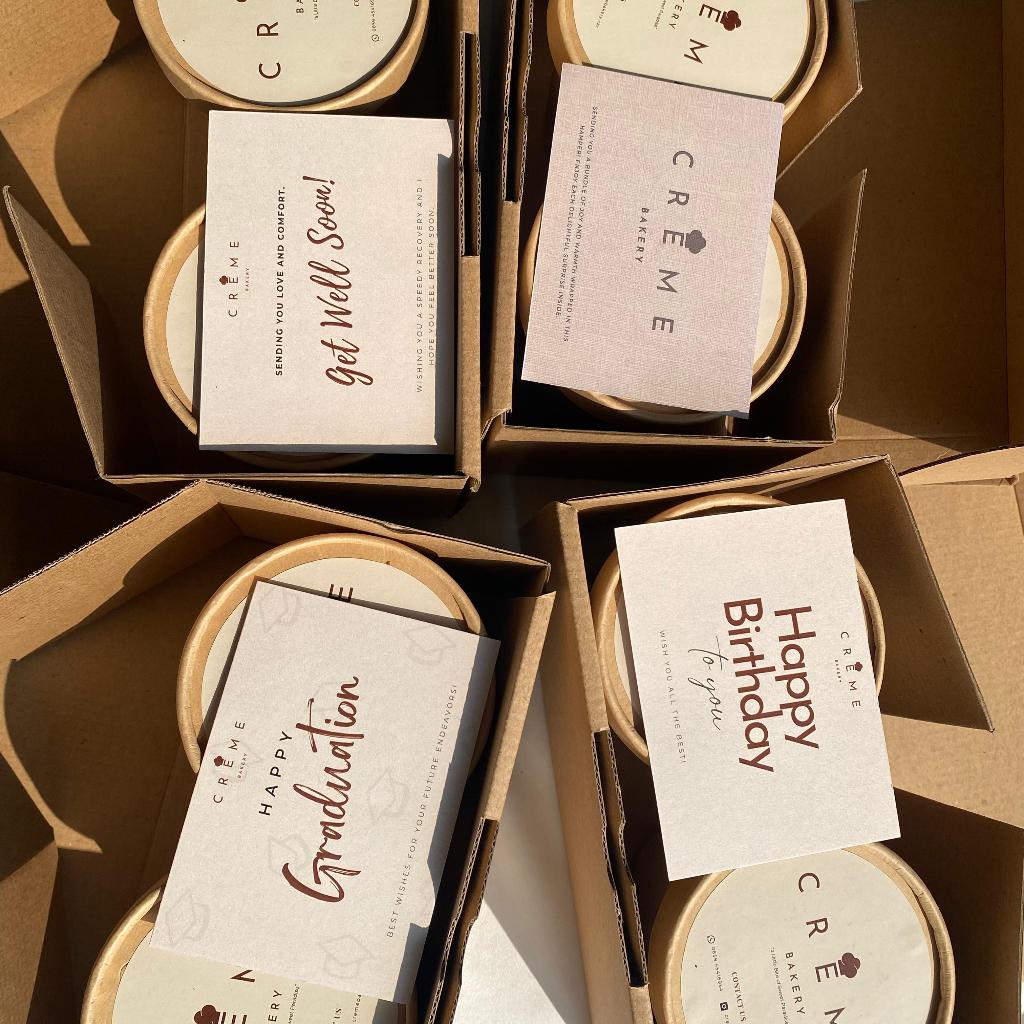 

BESTPROMO Birthday Hampers / Gift box / Graduation Hampers / Kado ultah - Cookies & Brownies 2 jar