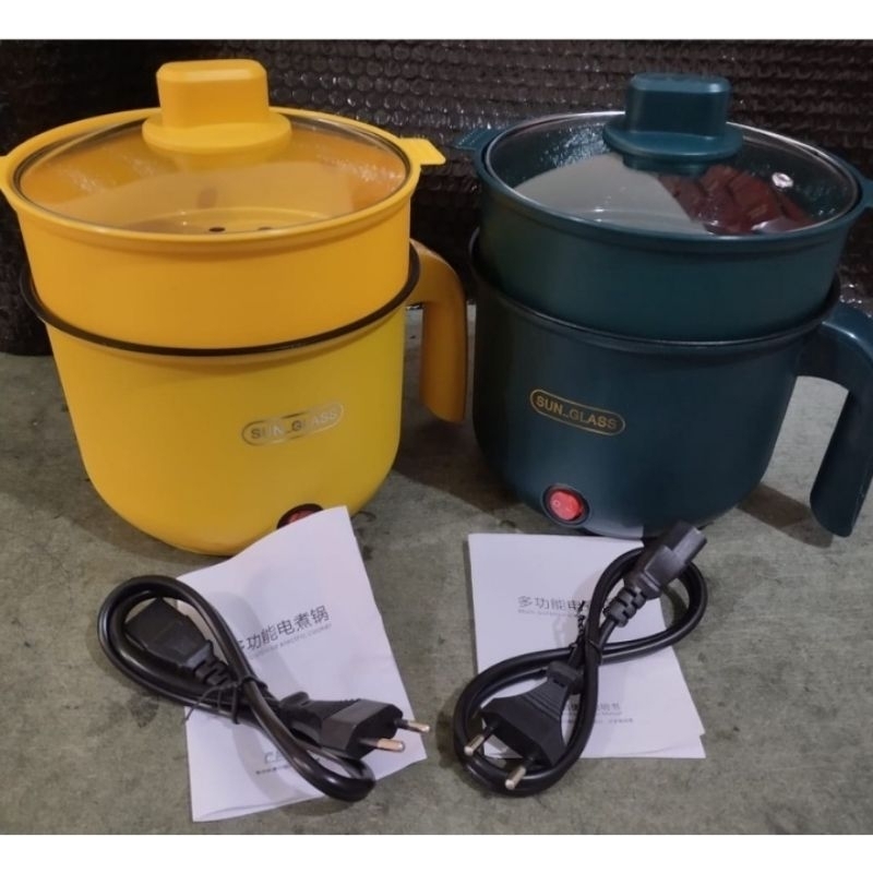 Panci Listrik Electric Sun Glass Multifunction Cooking Pot