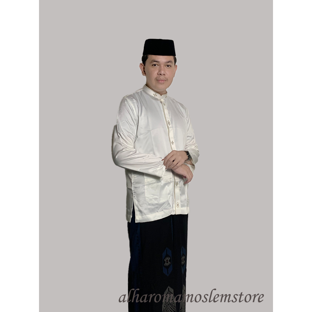 AL HAROMA Koko Polos Cream Velvet Sutra