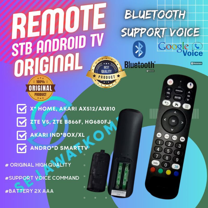 Remote Voice STB AndroidTV Bluetooth Original