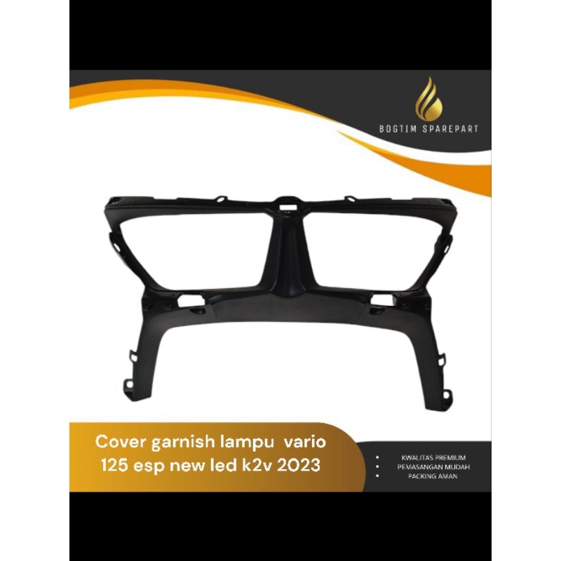 GARNISH FR 64303-K2V-N300 COVER GARNISH DUDUKAN LAMPU DEPAN VARIO 125 LED NEW K2V VARIO GEN 2 VARIO 