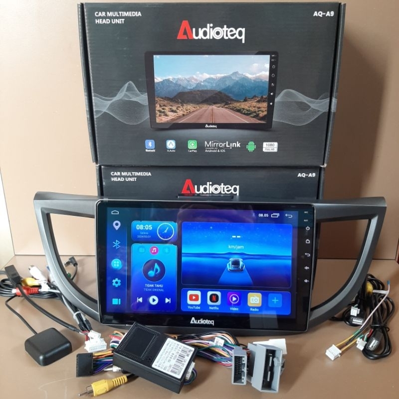 HEAD UNIT ANDROID AUDIOTEQ CRV GEN 4 HONDA CRV 2012 CRV 2013 CRV 2014 CRV 2015