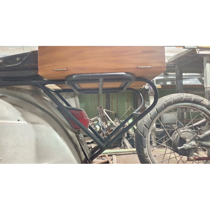 BACKRAK VESPA SPRINT || BOX KOPI KELILING || BARANG || VESPA SPRINT