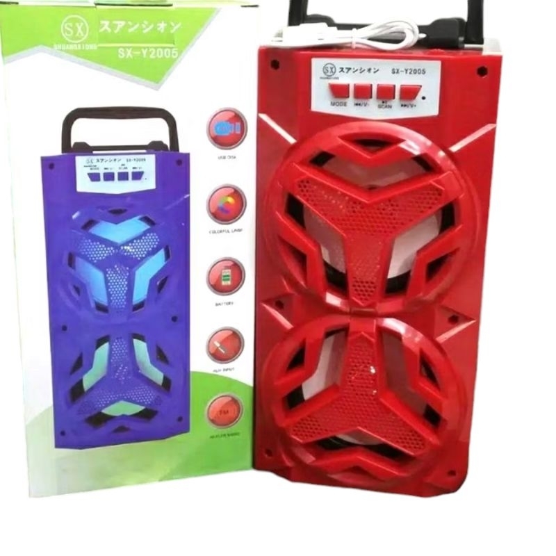 SPEAKER BLUETOOTH KARAOKE X-BASS SX-2005 / SPEAKER PORTABLE SALON AKTIF