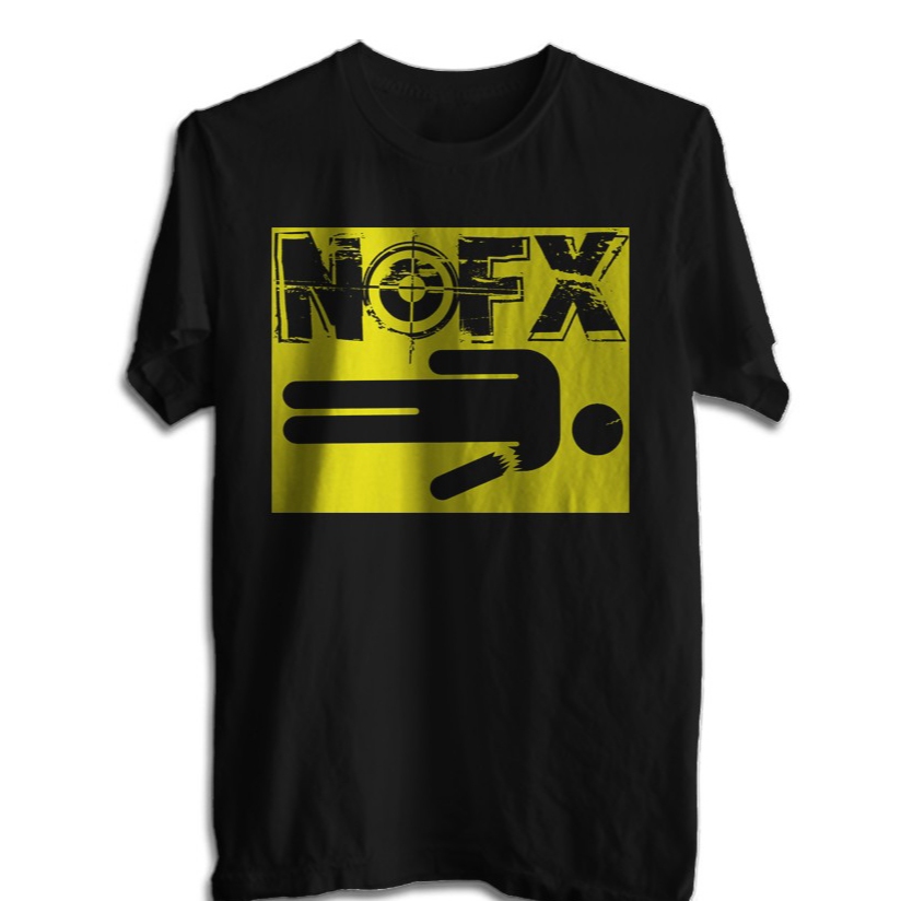 Kaos Oblong Distro NOFX Punk Rock Band Series