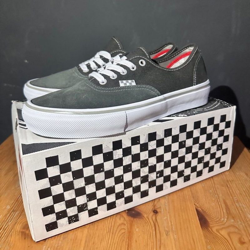 VANS AUTHENTIC SKATE DARK GRAY RESMI NAVYA