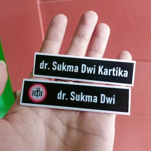 Cetak Papan Nama / Nameteg dan Pin korpri