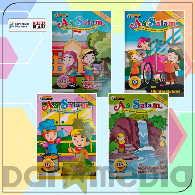 Majalah Anak TK A Paud/Tk/RA Buku Kreativitas-Assalam