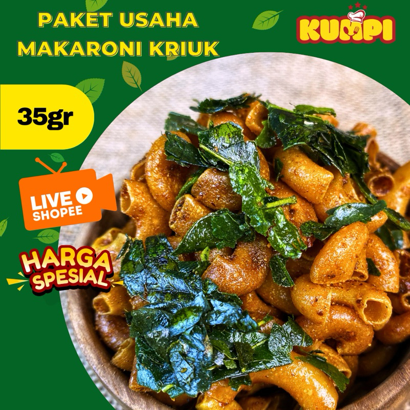 

PAKET USAHA Makaroni Kriuk 35gr isi 50pcs Mix rasa - Kumpi Snack