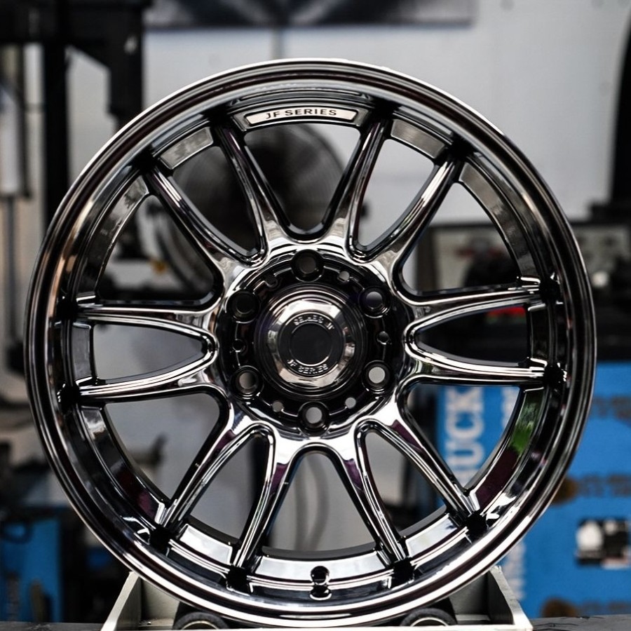 velg mobil 18 GAZE JF BLACK CROME R18 pajero Fortuner Strada hilux