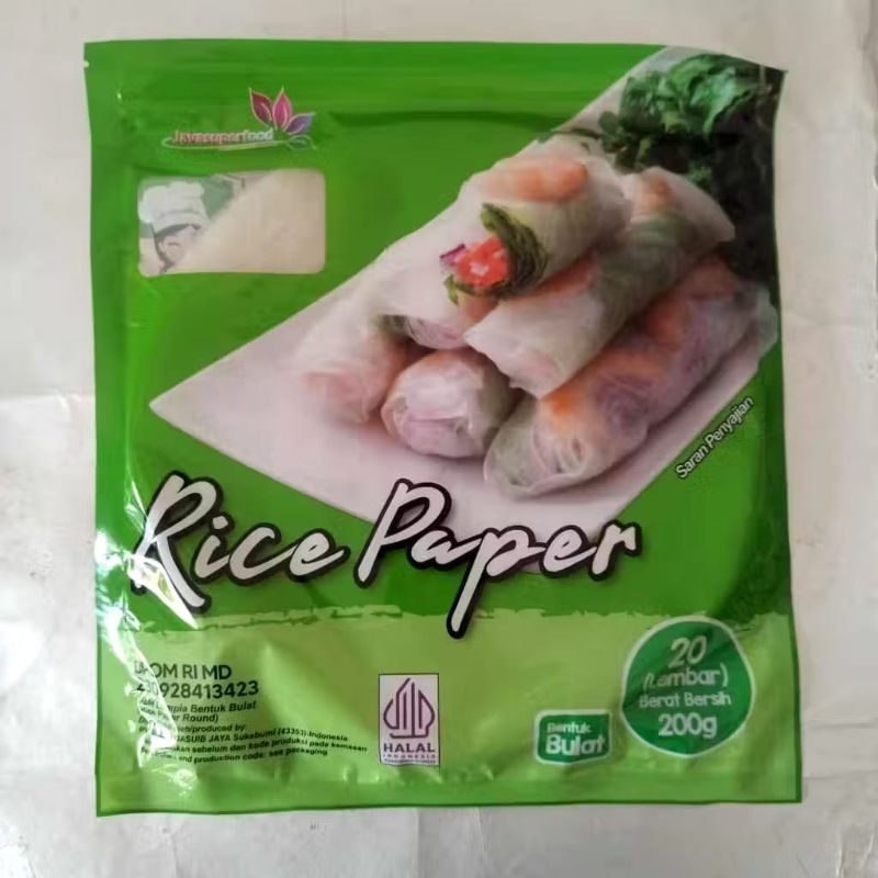 

Rice paper java 10/20/50 lembar halal