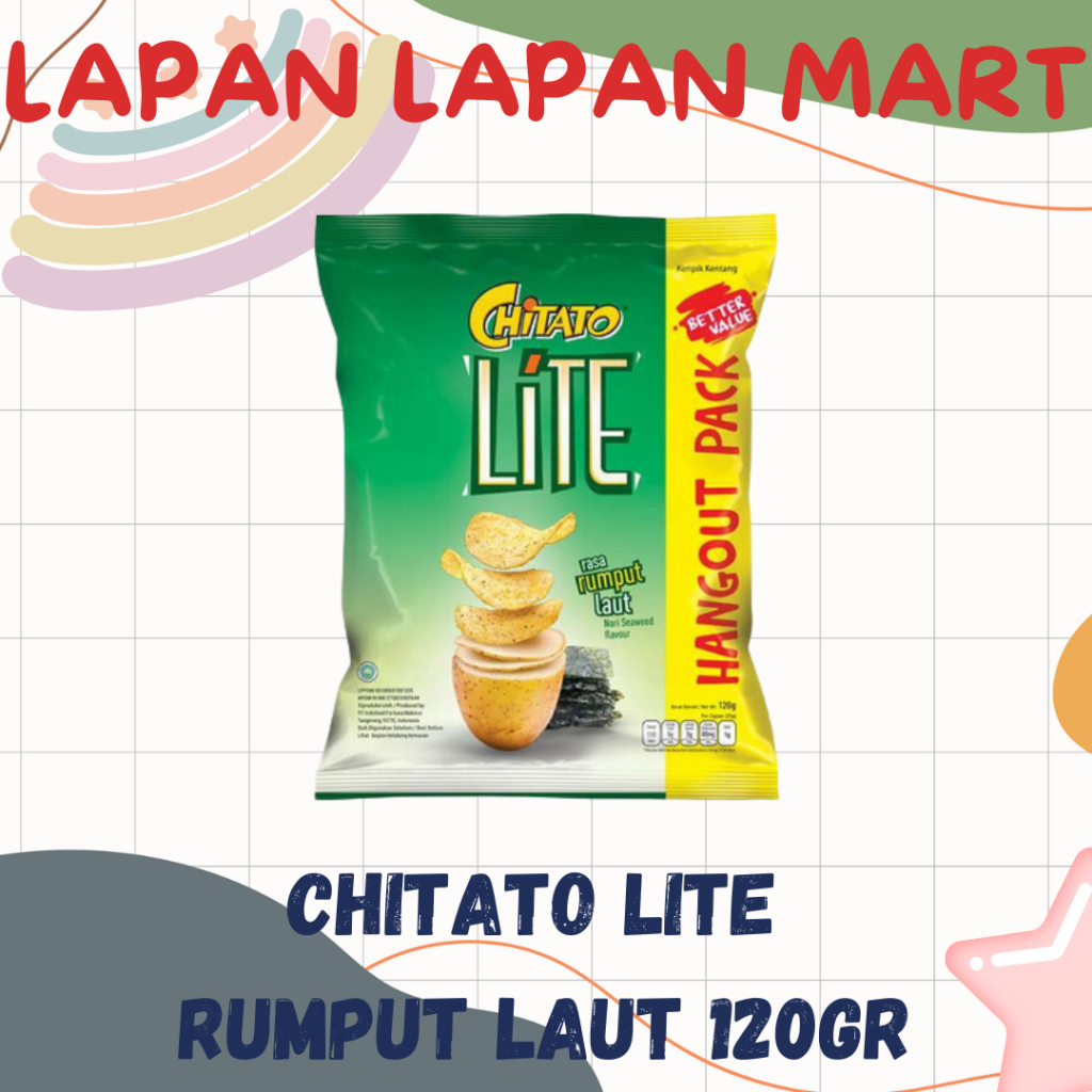 

Chitato Lite Rumput Laut 120gr