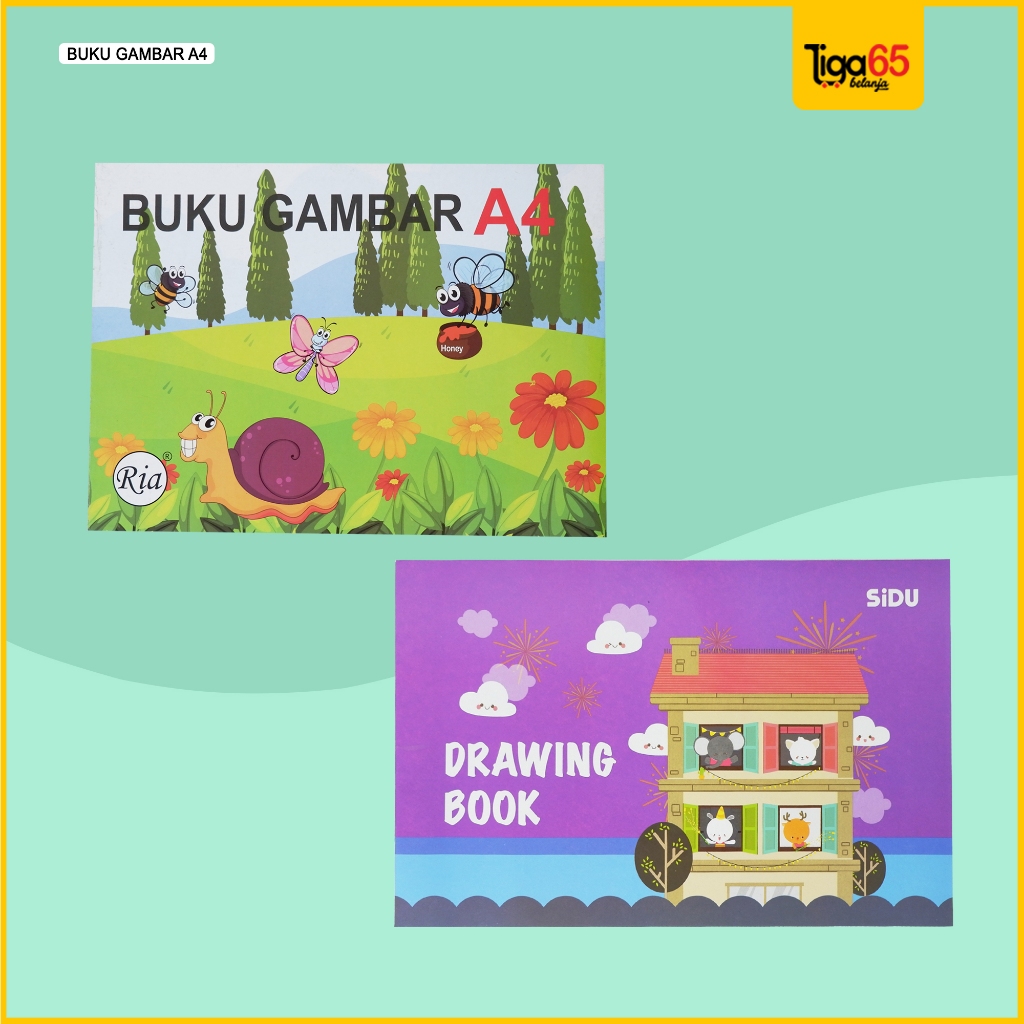 

Buku Gambar / Buku Gambar A4 / Buku Gambar Anak / Buku Gambar Sidu (10Lembar) / Buku Gambar Ria (8Lembar)