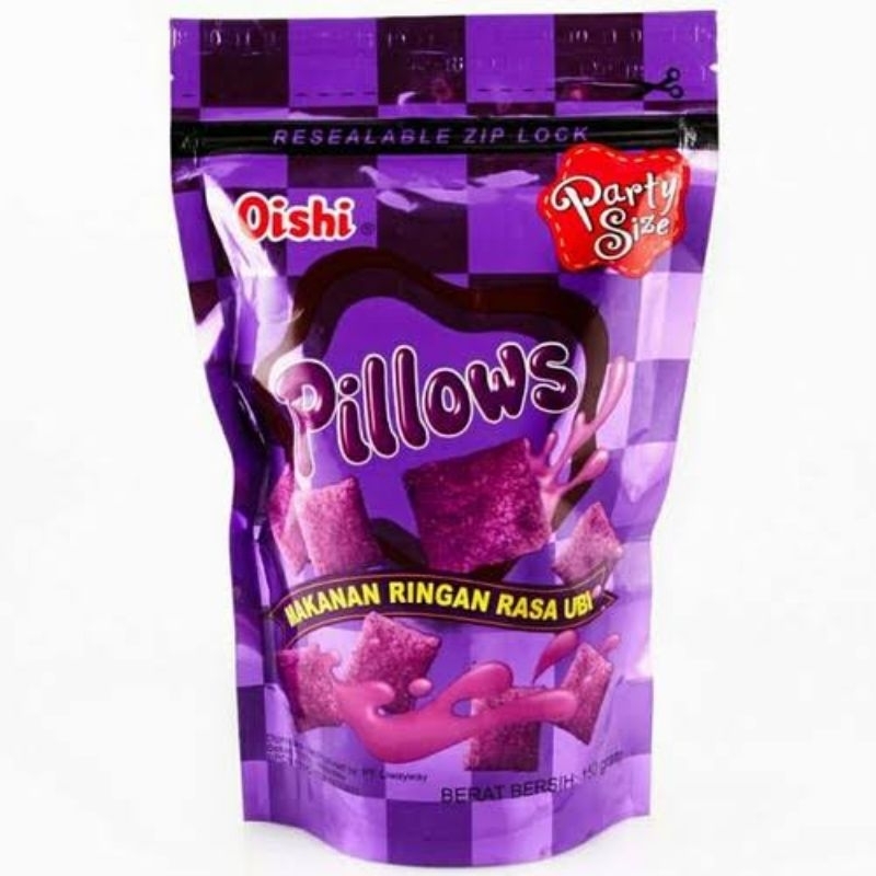 

OISHI PILLOWS UBI - CHOCOLATE PA SIZE [100 G]