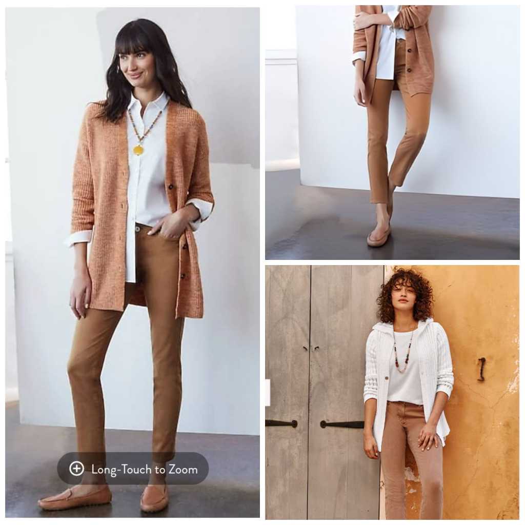 Celana J.Jill Authentic Fit Slim-Leg in Vicuna Jeans