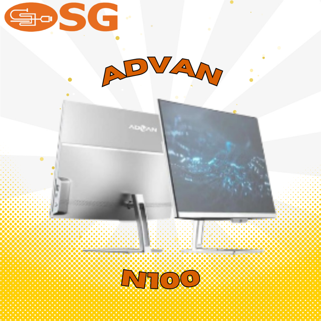 Advan All in One PC AIO OnePC Intel N100 4GB SSD 128GB