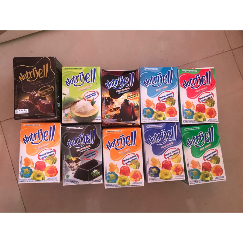 

Nutrijell Kemasan Sachet 1 kotak