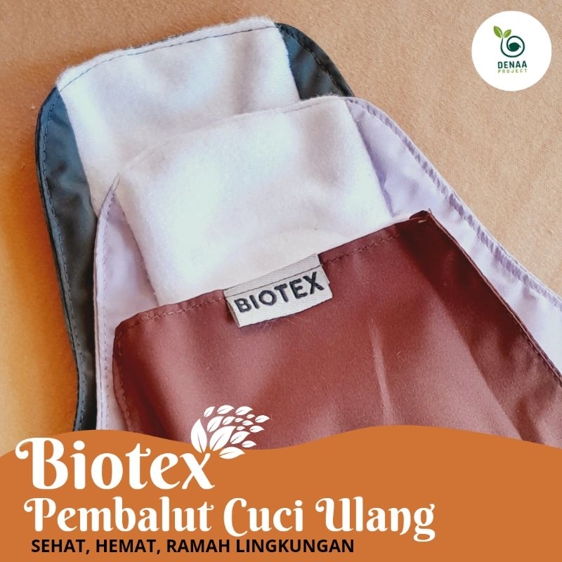 Bio.id - Menspad Pembalut Kain Wanita Cuci Ulang Menspad Sehat Premium Anti Bocor Waterproof Bertaha