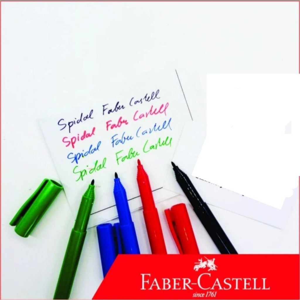 

Marking Pen Faber Castell dengan tampilan menarik dan warna yang bermacam-macam - Merah