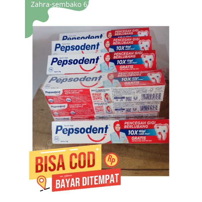 Pepsodent 75g/pasta gigi Pepsodent/Pepsodent herbaL