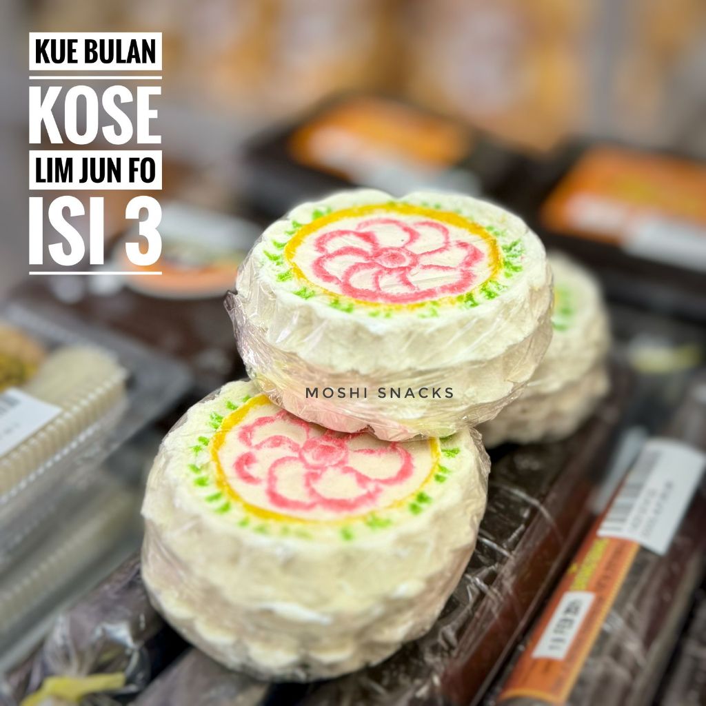 Kue Ko Se isi 3 / Kue KoSe Ketan Gula / Kue Bulan LIM JUN FO Asli Bangka / Kue Sauhiong Sembahyang L