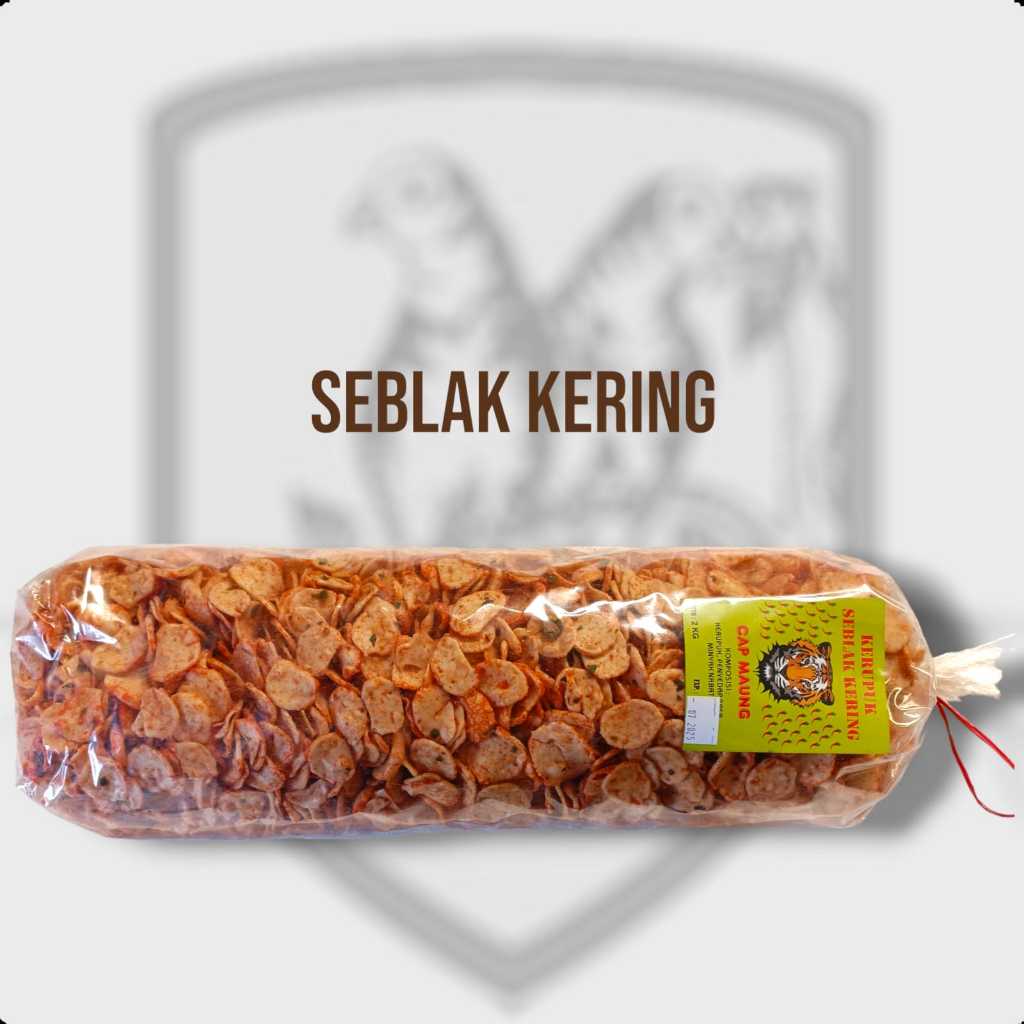 

SEBLAK KERING Asin Pedas Gurih Daun Jeruk renyah kriuk seblak goreng rempah 1 kg cemilan snack snack kiloan