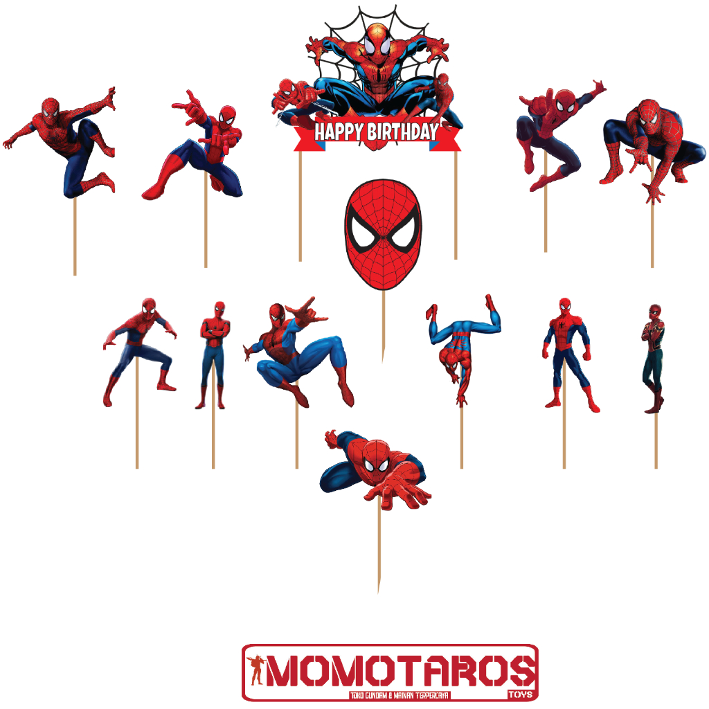 Topper cake Spiderman New set