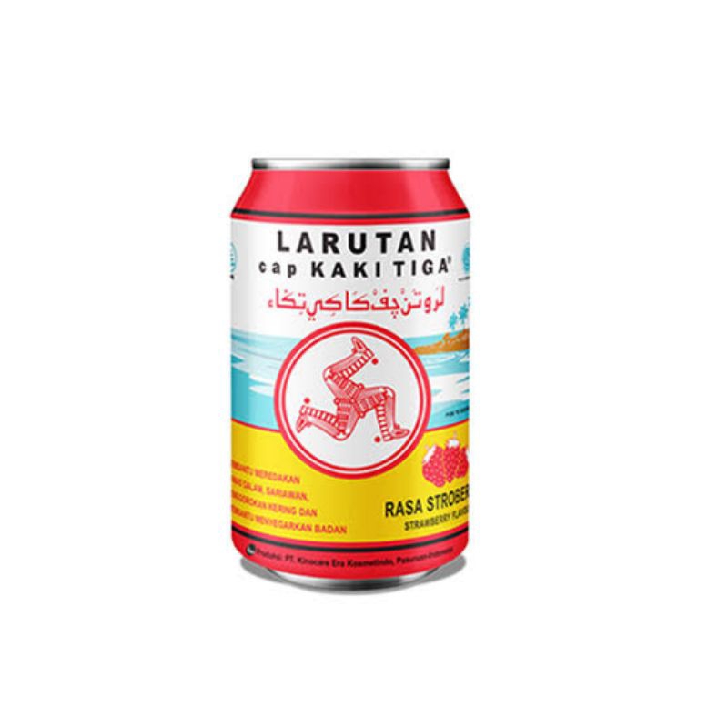 

LARUTAN Cap Kaki Tiga Strawberry 320ml